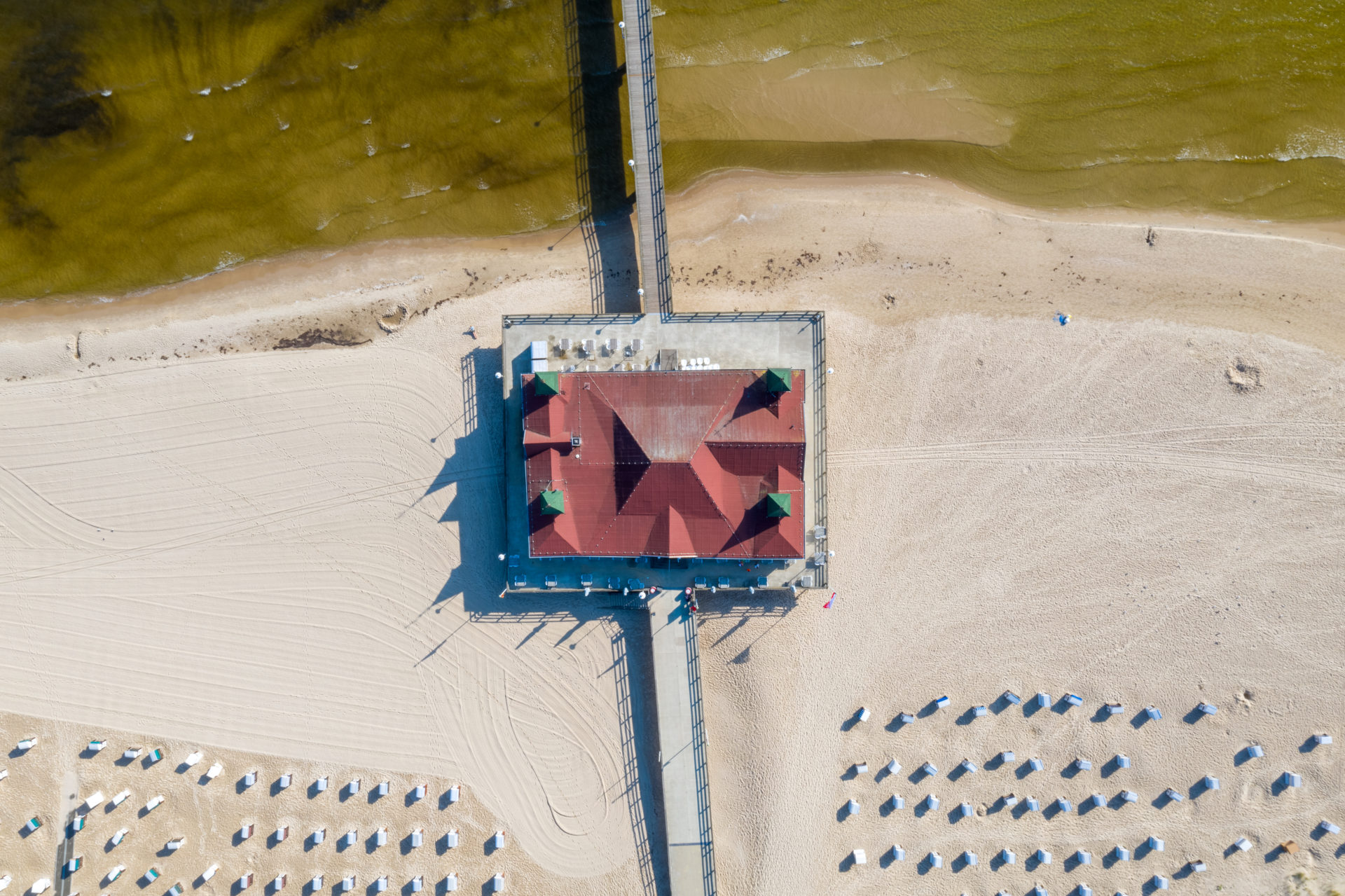 Ahlbeck pier from above | Imperial Baths Usedom